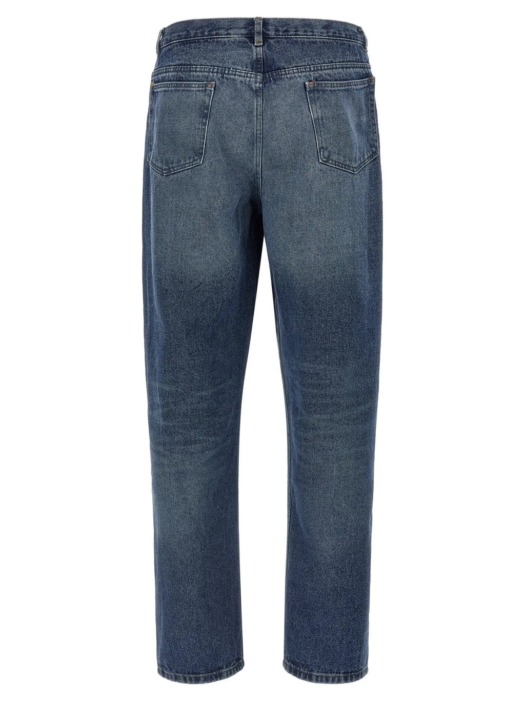 A.P.C. Blue Cotton Straight-Leg Jeans
