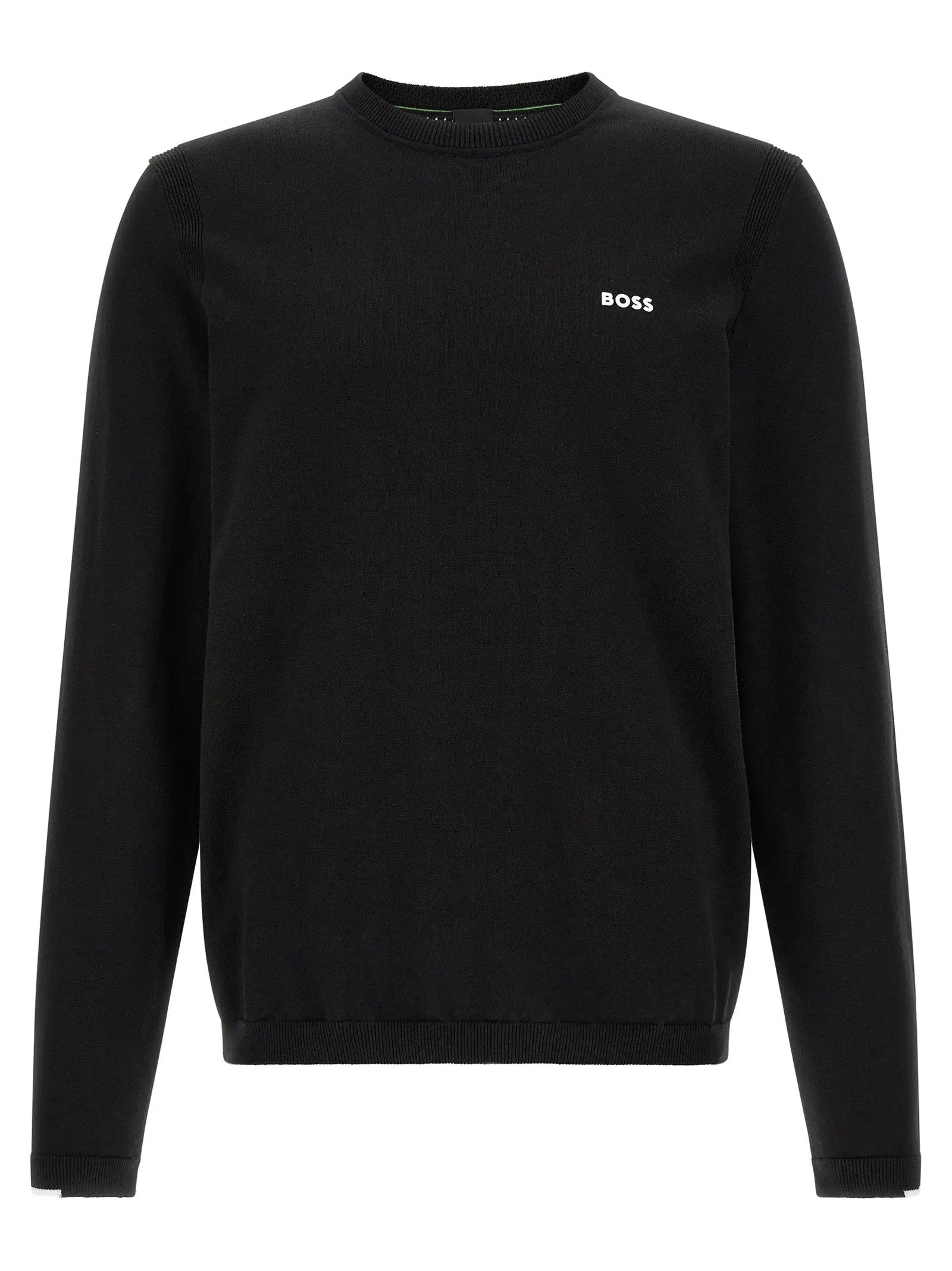Hugo Boss Black Cotton Cardigan