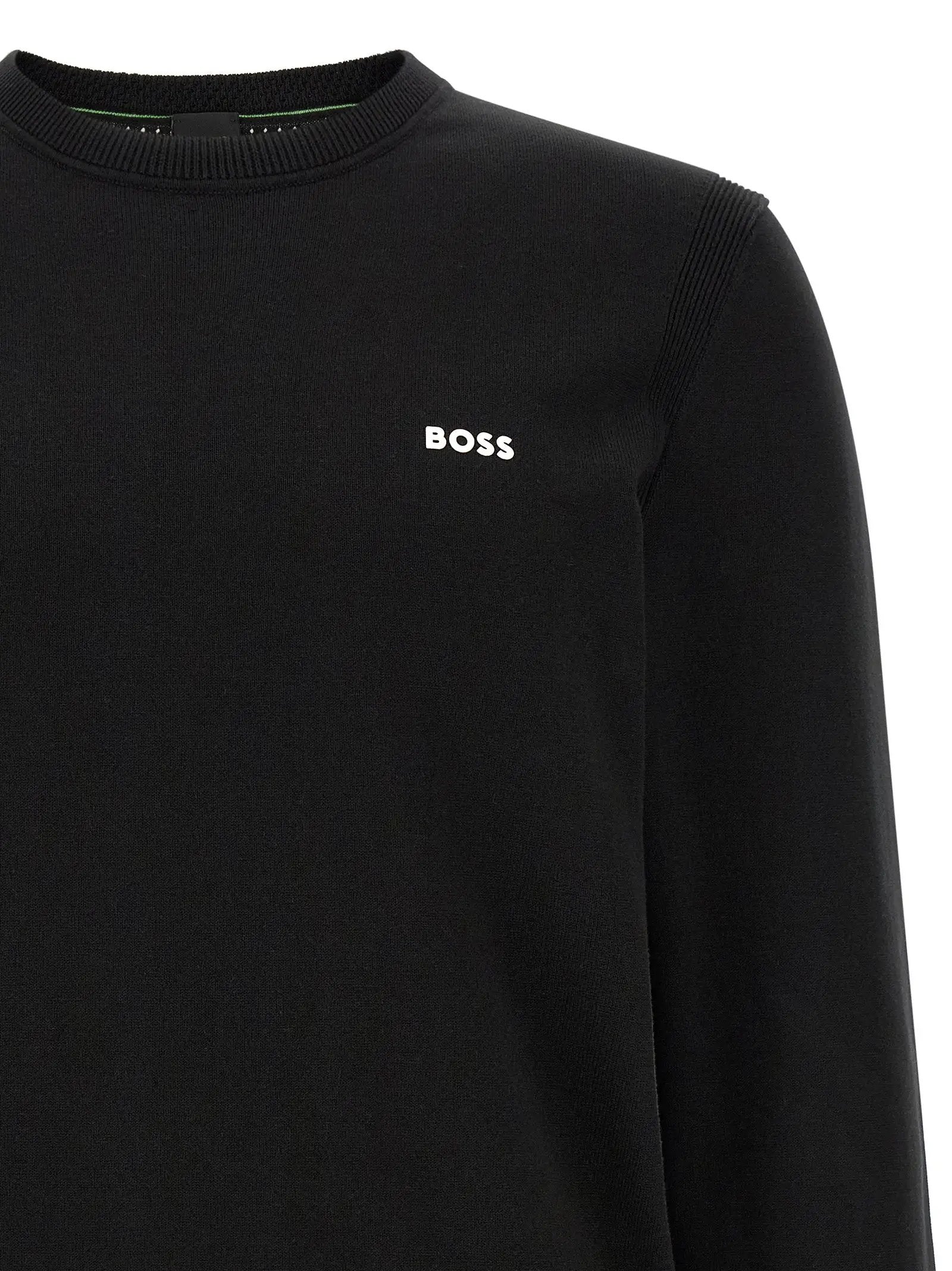 Hugo Boss Black Cotton Cardigan