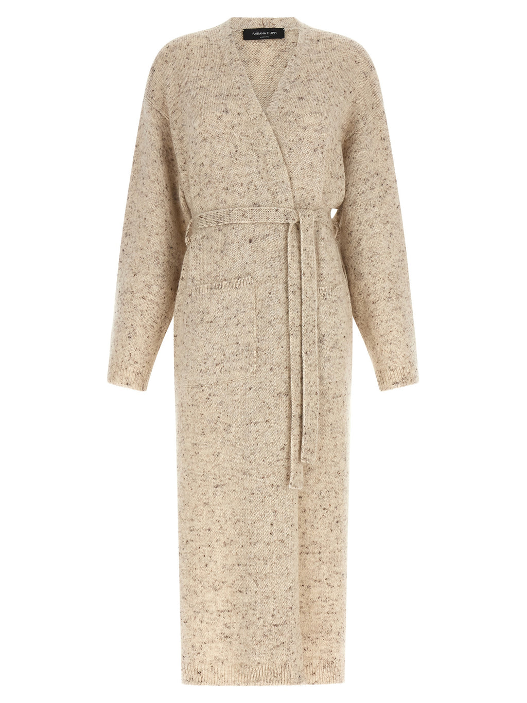 Fabiana Filippi Beige Wool Cardigan