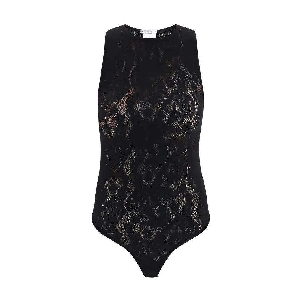 Wolford Black Polyamide Bodysuit