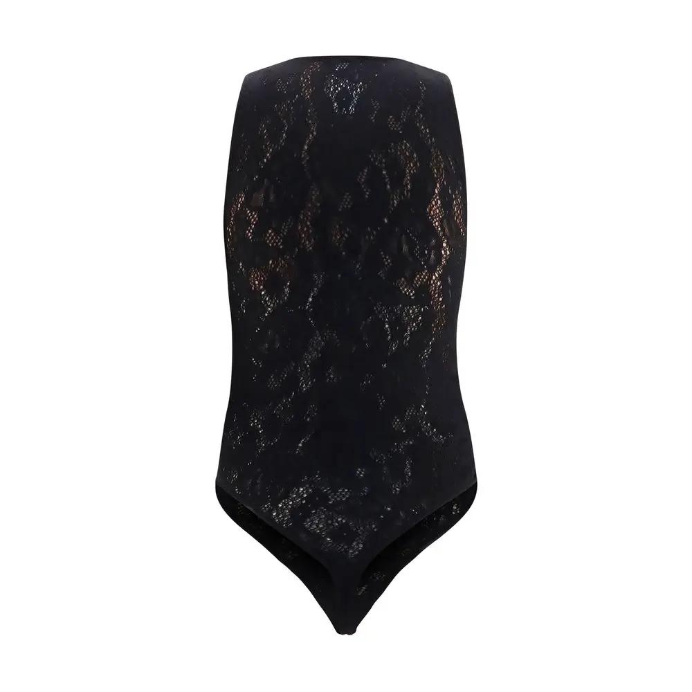 Wolford Black Polyamide Bodysuit