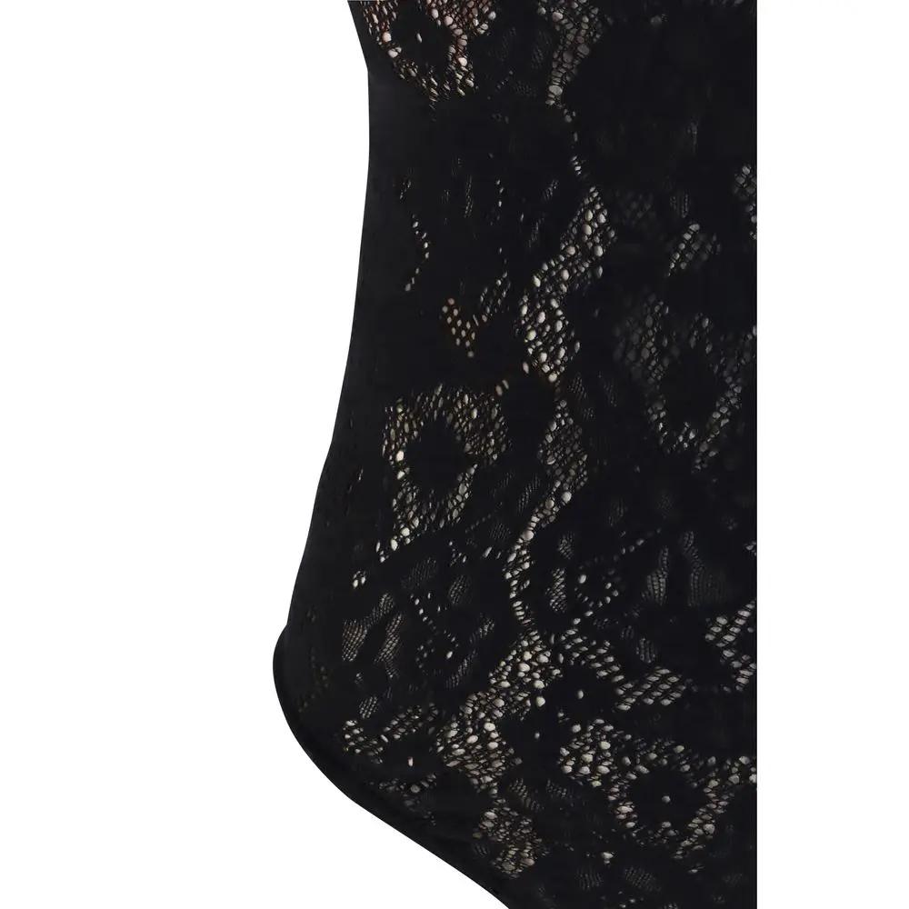 Wolford Black Polyamide Bodysuit