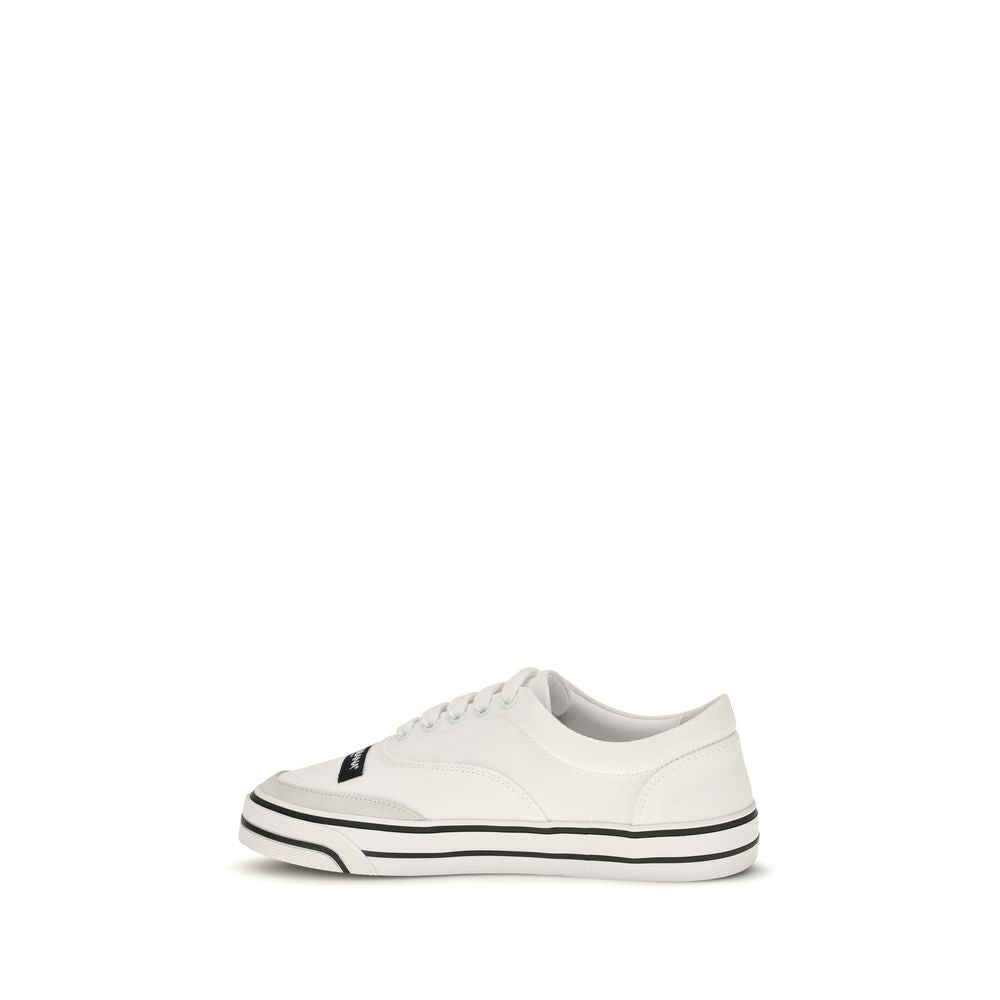 Dolce & Gabbana Dolce & Gabbana White Cotton Low Top Sneakers
