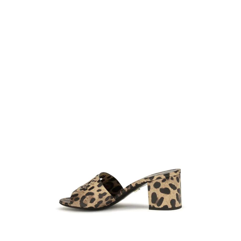 Dolce & Gabbana Dolce & Gabbana Beige Calf Leather Bos Taurus Mules