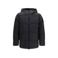 Stone Island Black Goose Down Full-Length Jacket