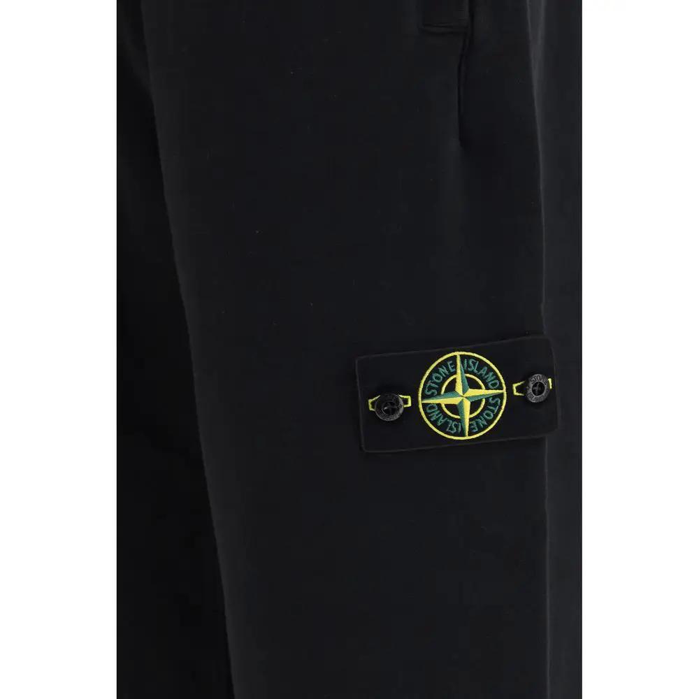 Stone Island Black Cotton Sweatshirt