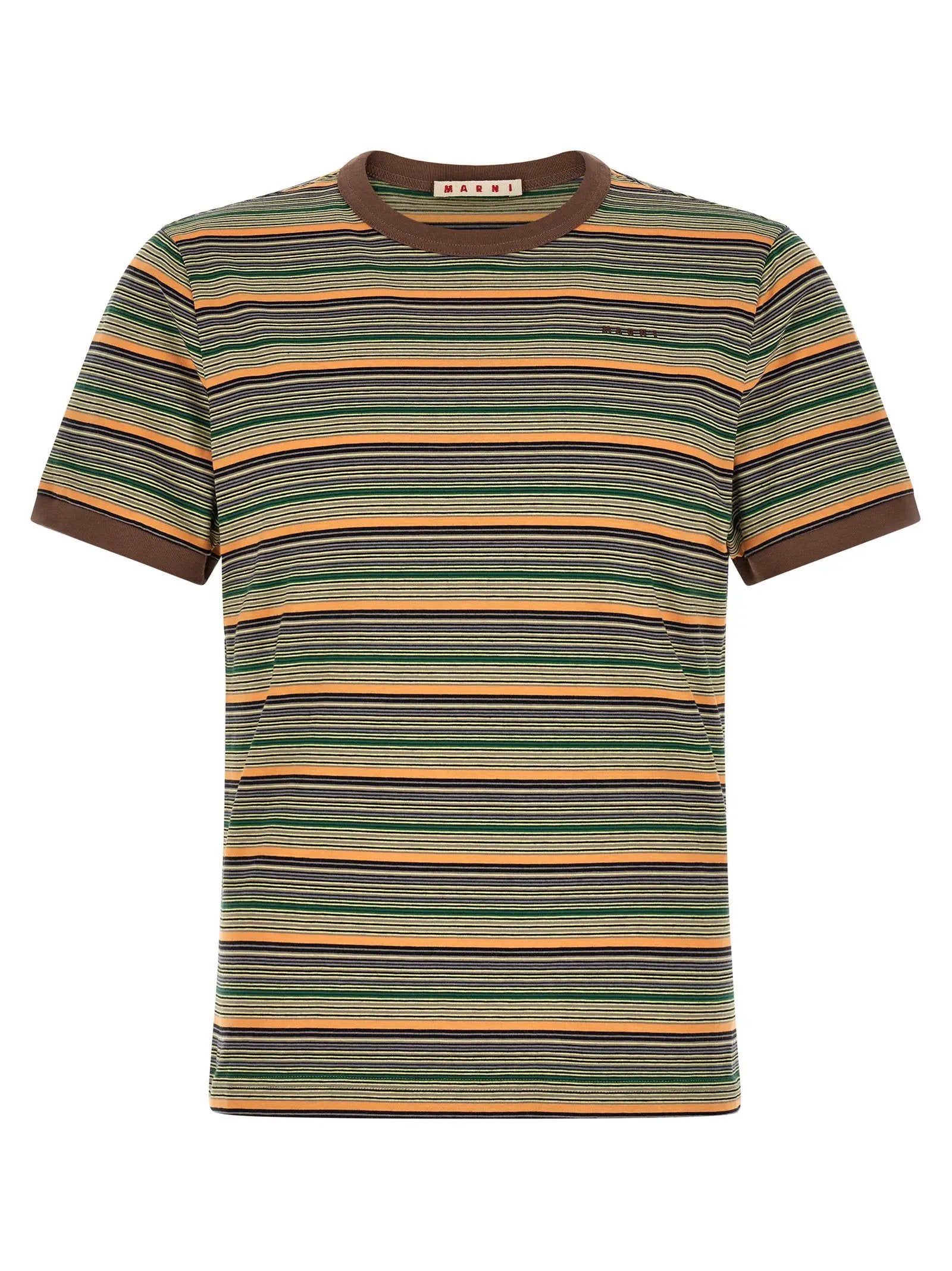 Marni Marni Multicolor Cotton T-Shirt