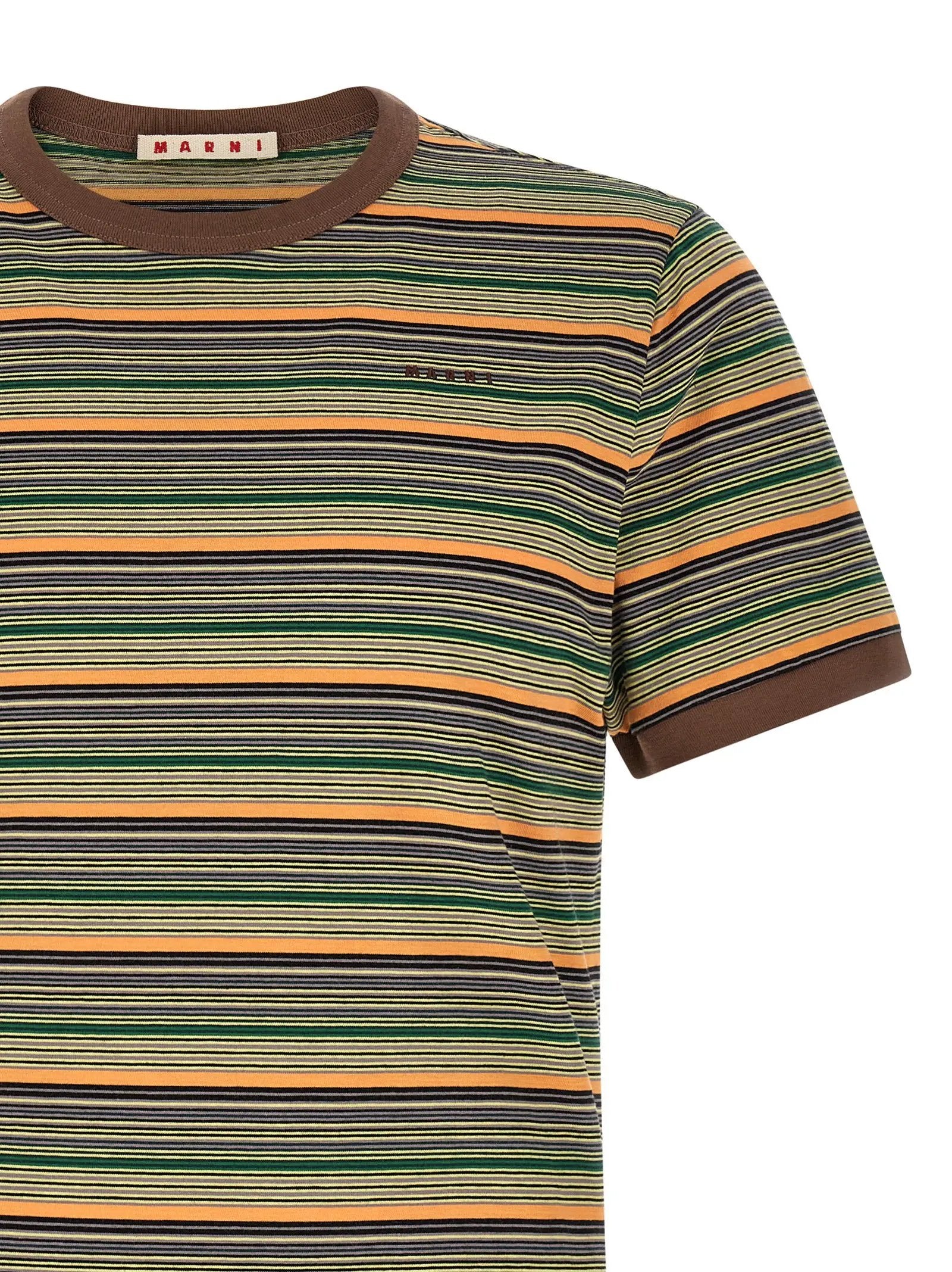 Marni Marni Multicolor Cotton T-Shirt