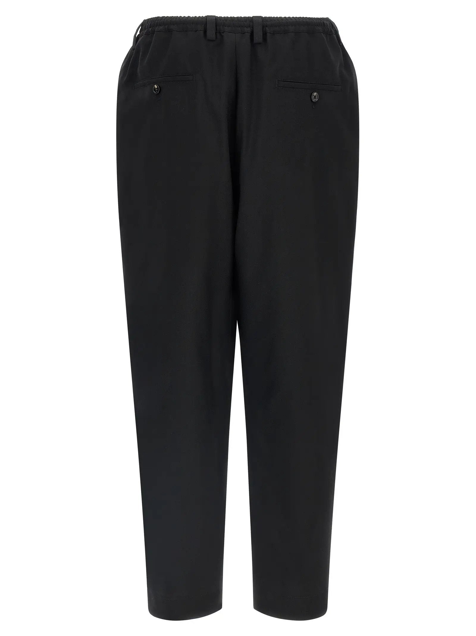 Marni Marni Black Virgin Wool Cropped Pants