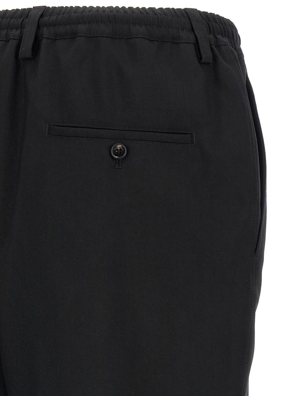 Marni Marni Black Virgin Wool Cropped Pants