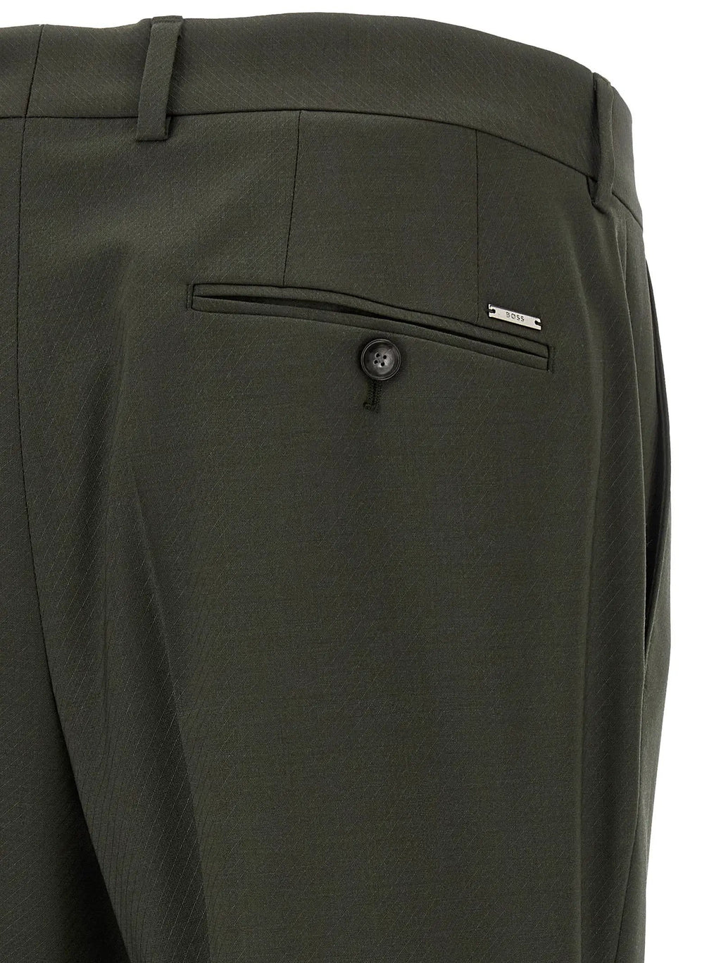 Hugo Boss Hugo Boss Bicolor Virgin Wool Pants