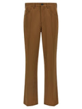 Marni Marni Brown Virgin Wool Casual Pants