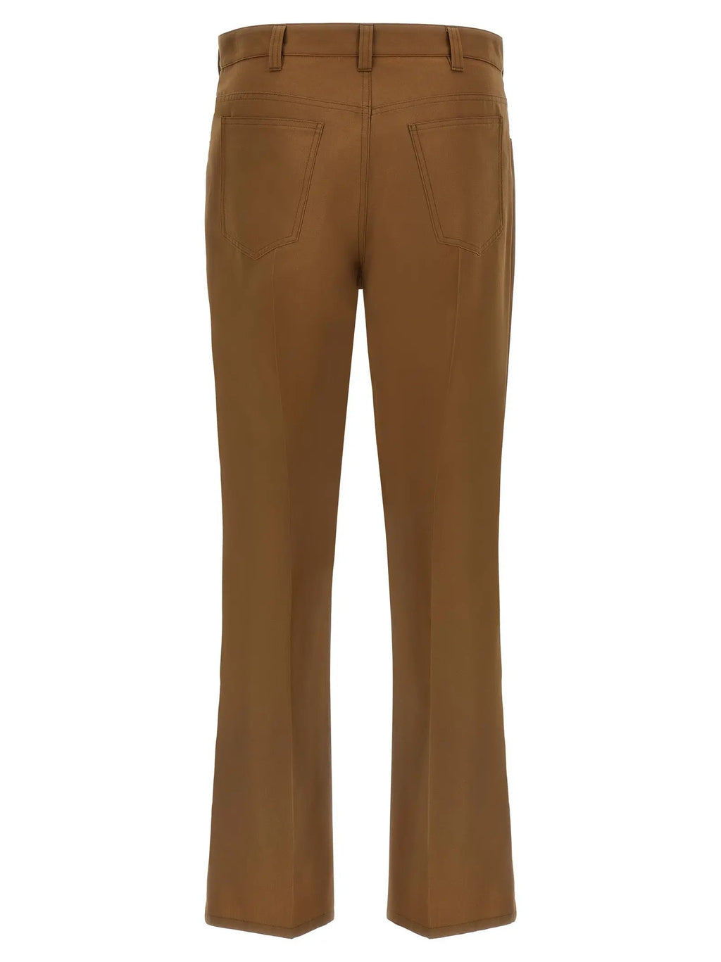Marni Marni Brown Virgin Wool Casual Pants
