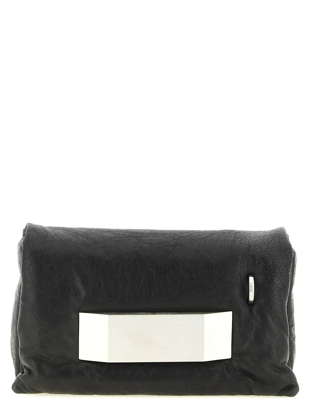 Rick Owens Rick Owens Black Lamb Leather Clutch Bag
