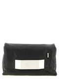 Rick Owens Rick Owens Black Lamb Leather Clutch Bag