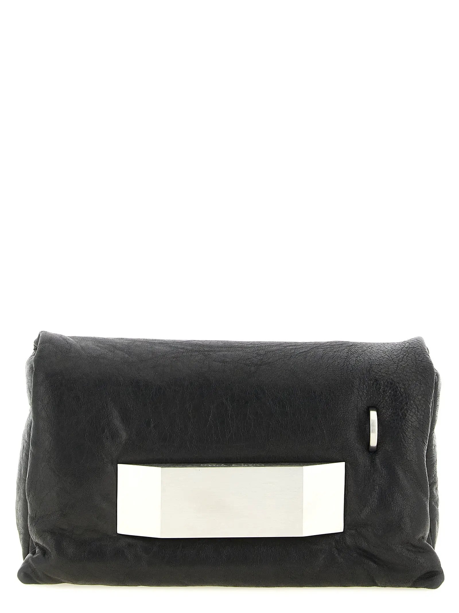 Rick Owens Rick Owens Black Lamb Leather Clutch Bag