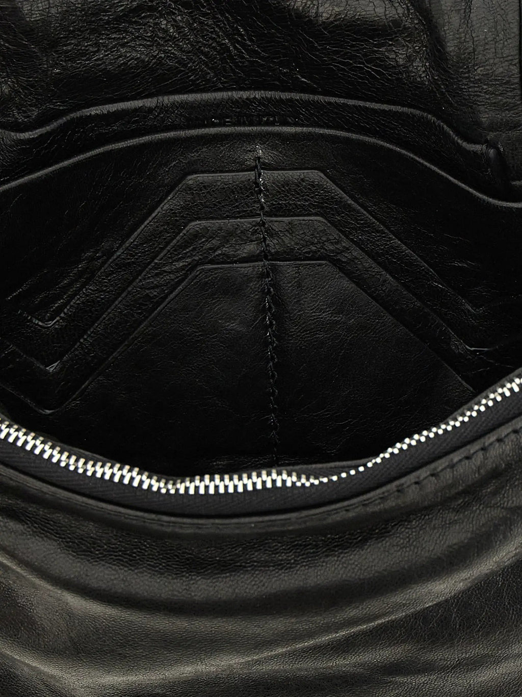 Rick Owens Rick Owens Black Lamb Leather Clutch Bag