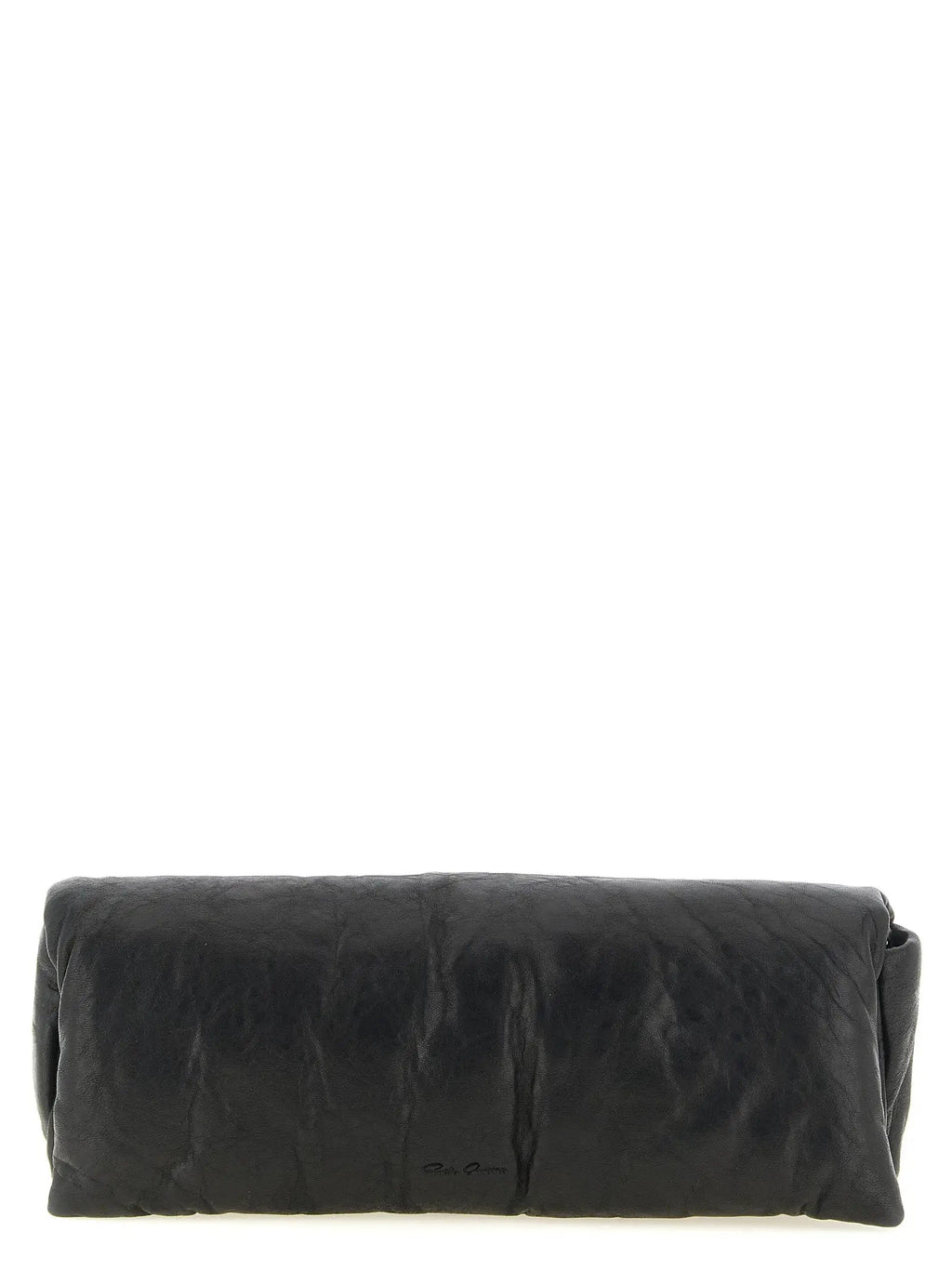 Rick Owens Rick Owens Black Lamb Leather Clutch Bag