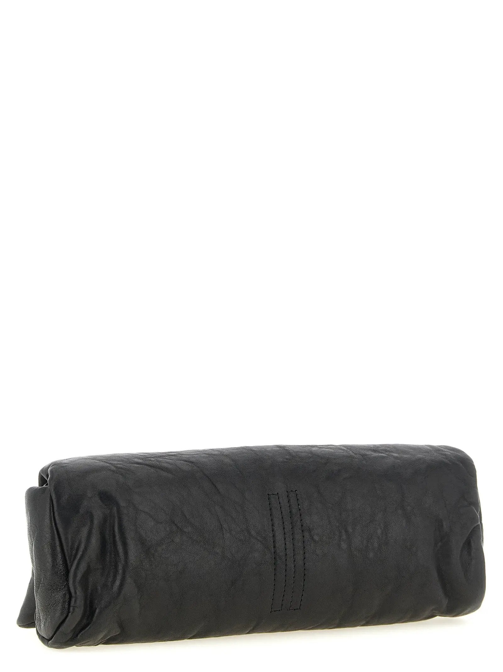 Rick Owens Rick Owens Black Lamb Leather Clutch Bag