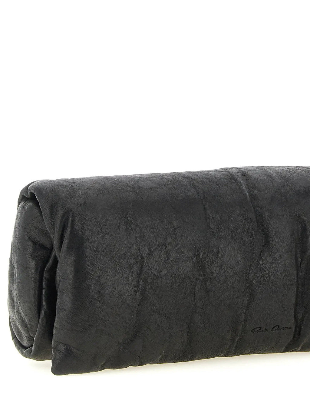 Rick Owens Rick Owens Black Lamb Leather Clutch Bag