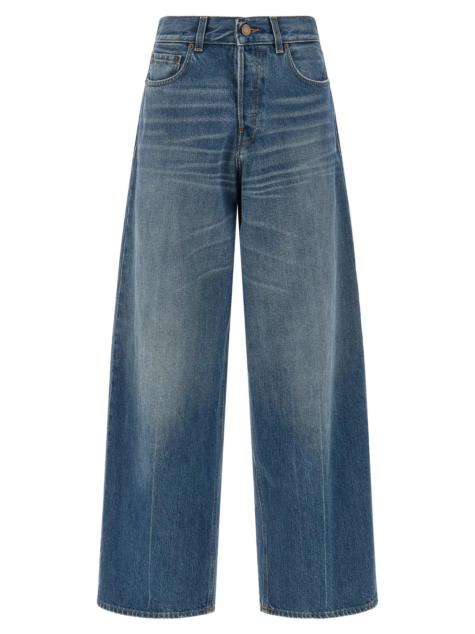 Haikure Haikure Blue Cotton Jeans Denim