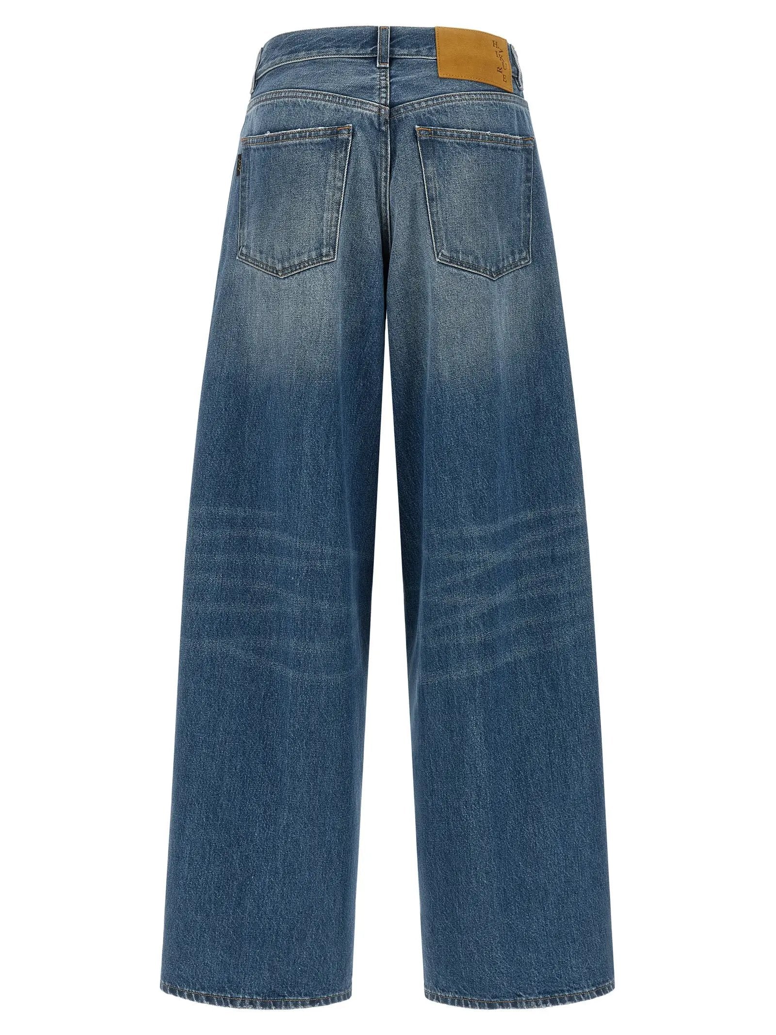 Haikure Haikure Blue Cotton Jeans Denim
