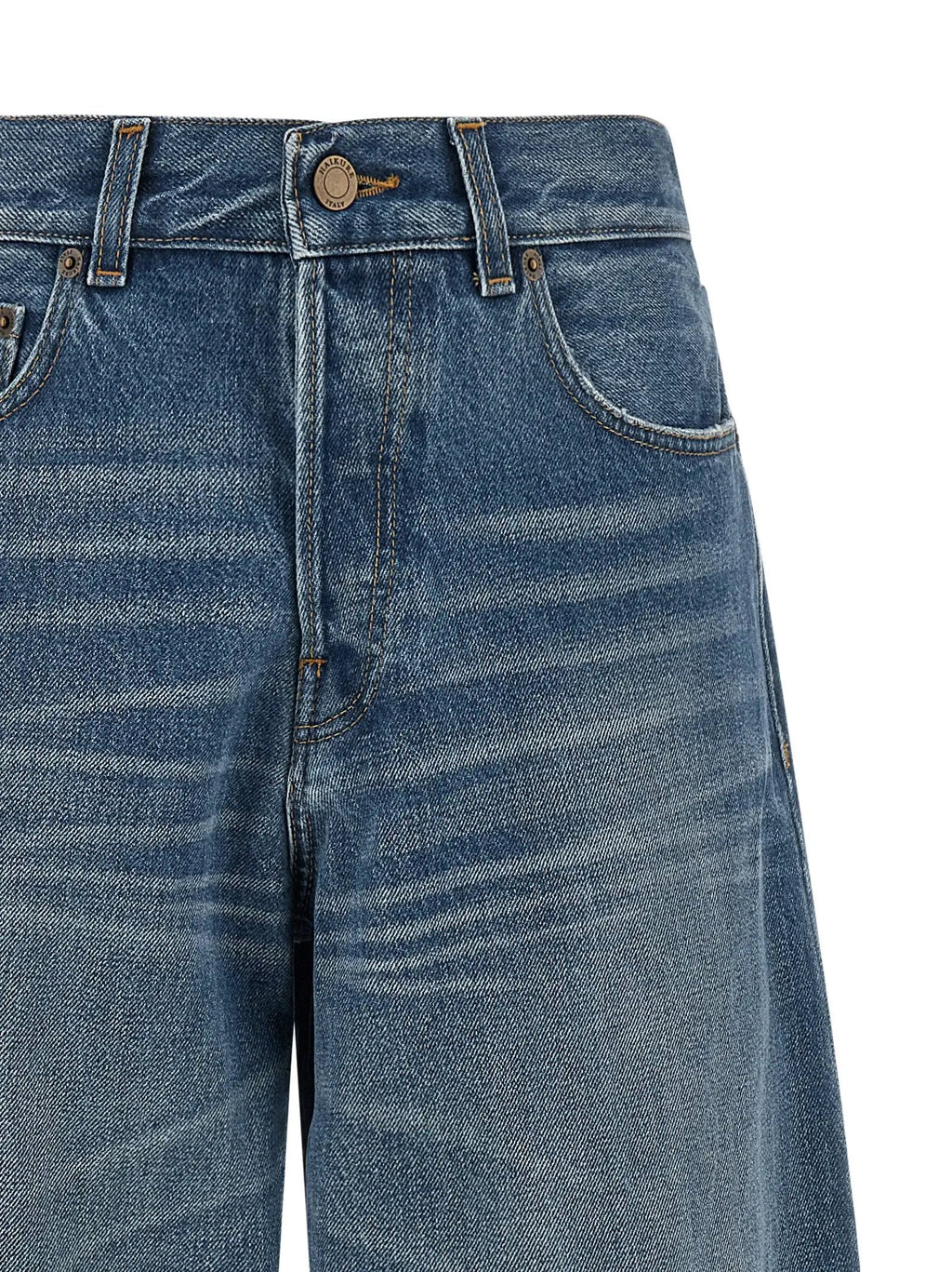 Haikure Haikure Blue Cotton Jeans Denim