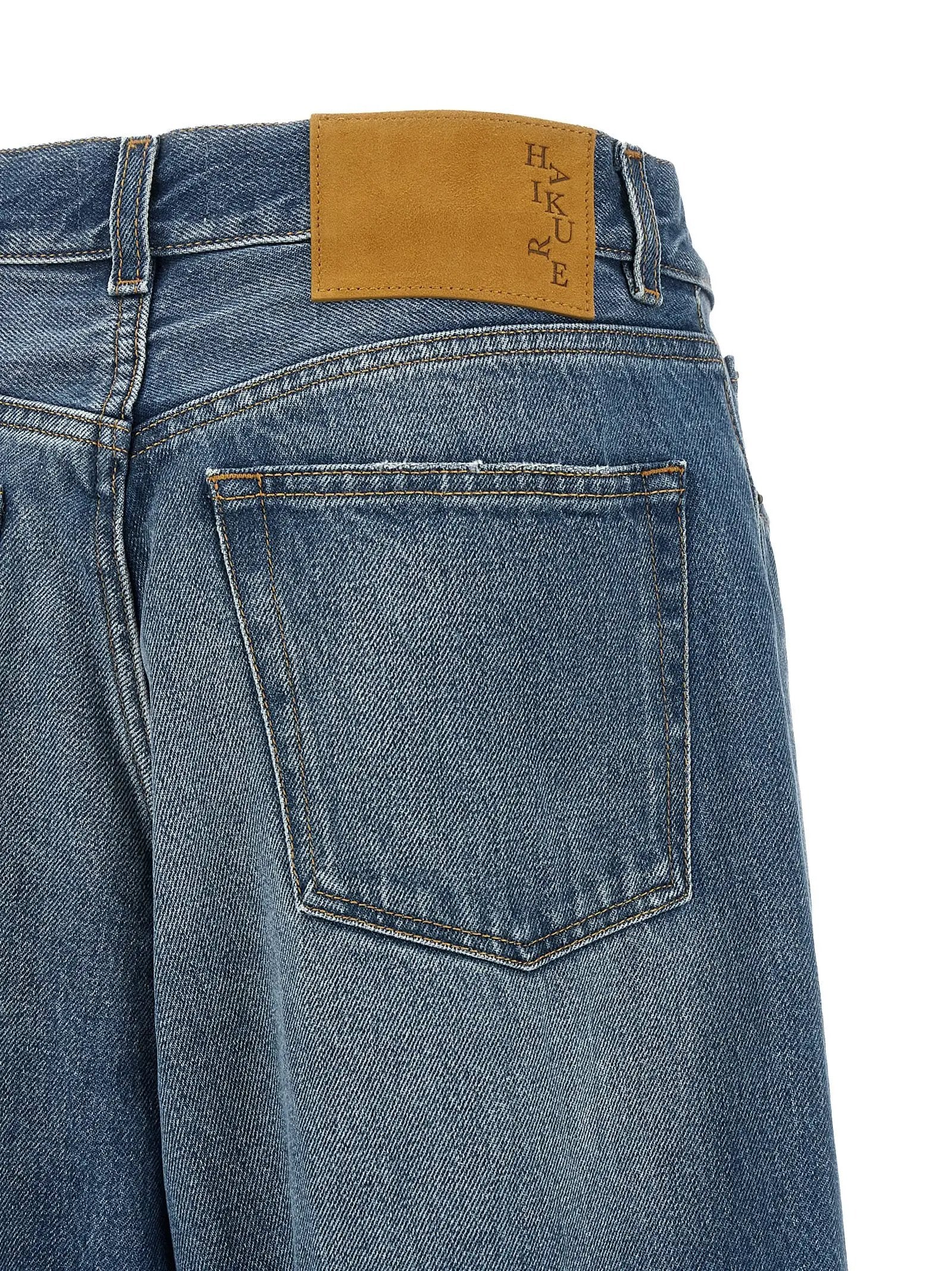 Haikure Haikure Blue Cotton Jeans Denim