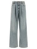 Haikure Haikure Blue Cotton Jeans Denim