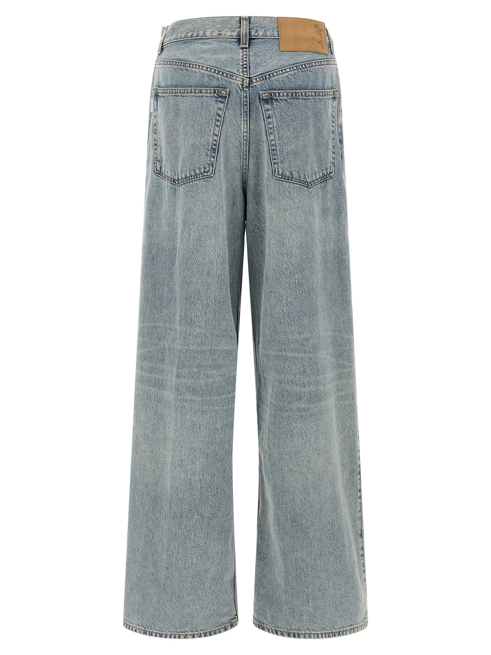 Haikure Haikure Blue Cotton Jeans Denim