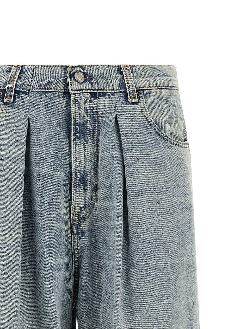 Haikure Haikure Blue Cotton Jeans Denim