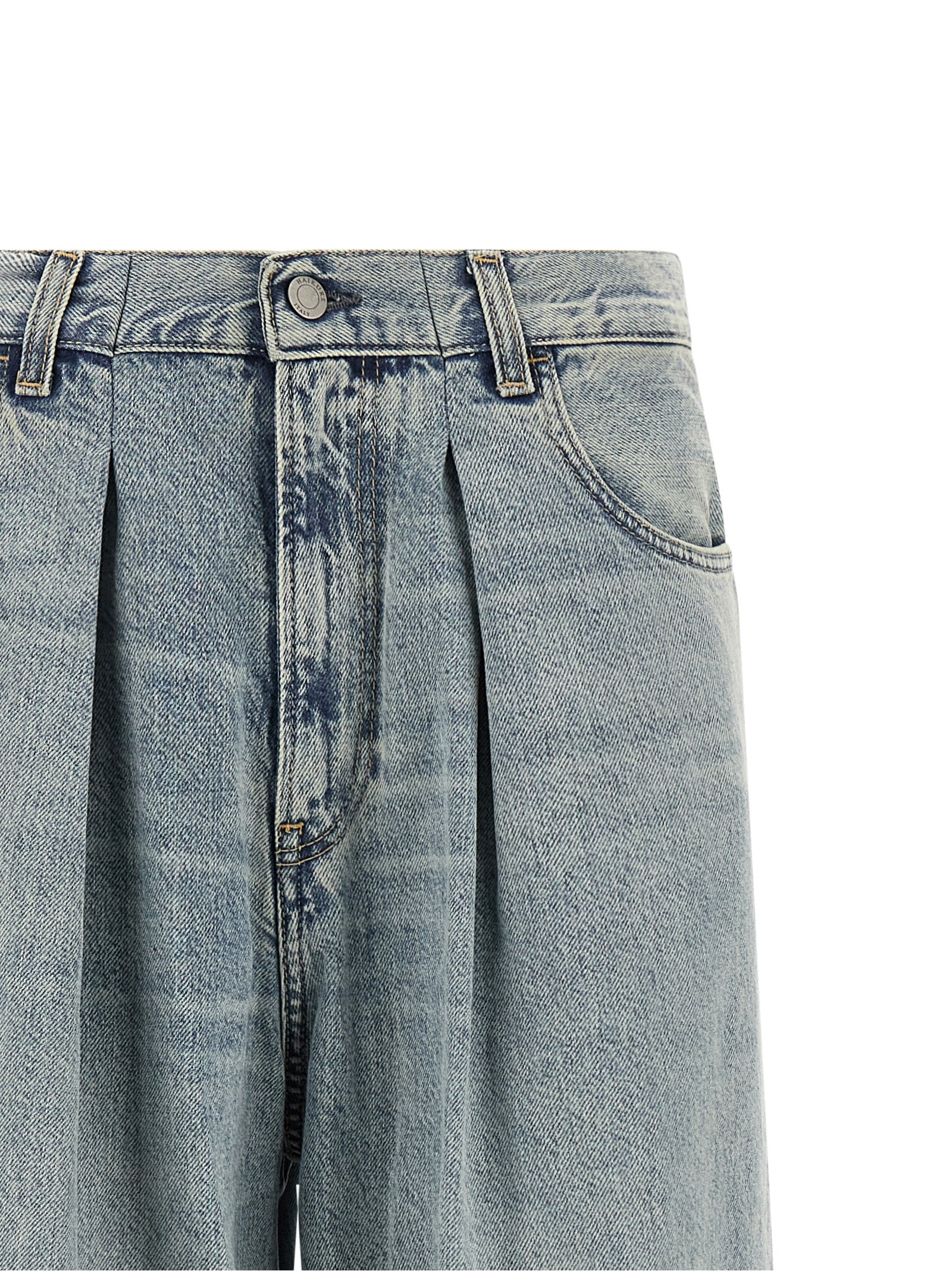 Haikure Haikure Blue Cotton Jeans Denim
