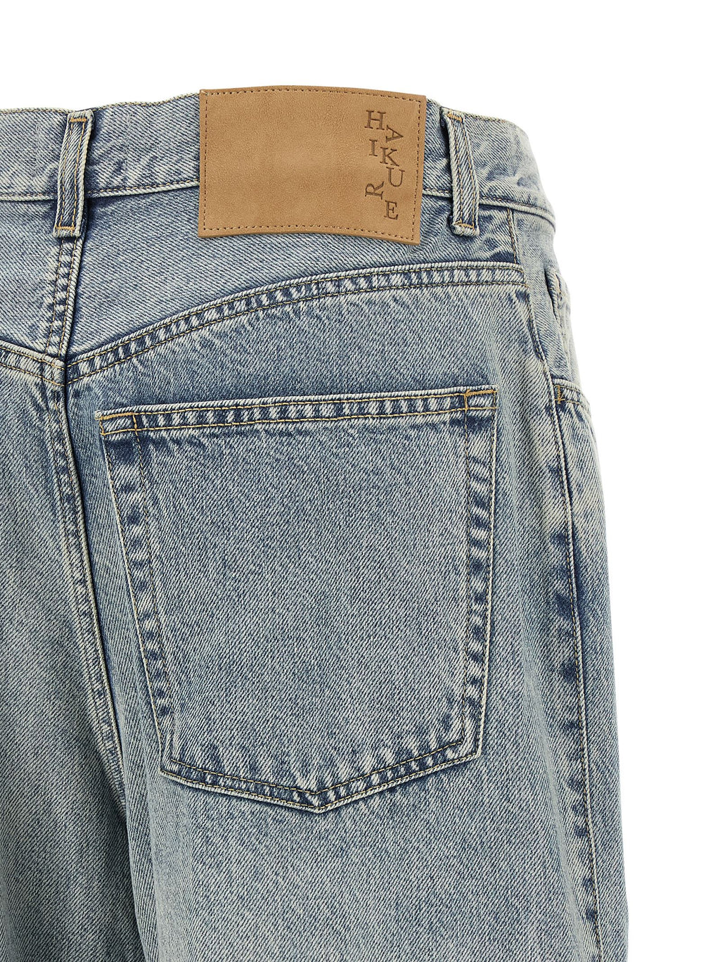 Haikure Haikure Blue Cotton Jeans Denim