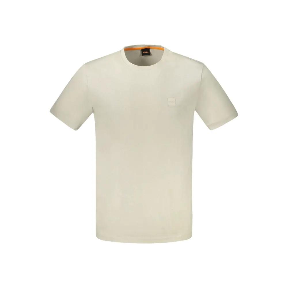 Hugo Boss Beige Cotton Men's T-Shirt