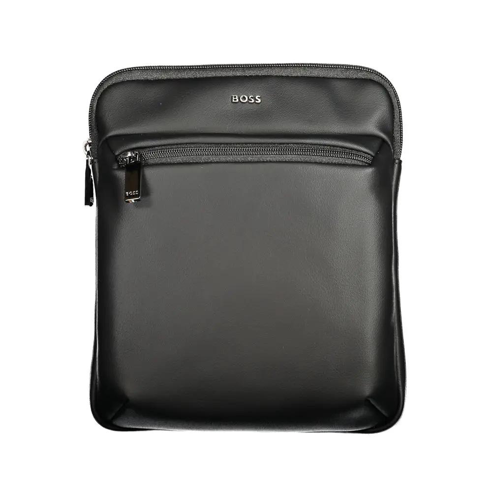 Hugo Boss Black Polyurethane Men's Shoulder Bag