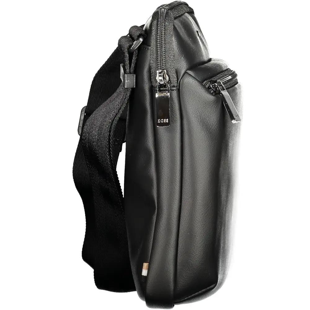Hugo Boss Black Polyurethane Men's Shoulder Bag