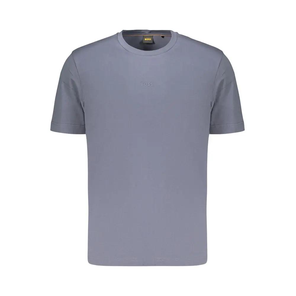 Hugo Boss Blu Cotton Uomo T-Shirt