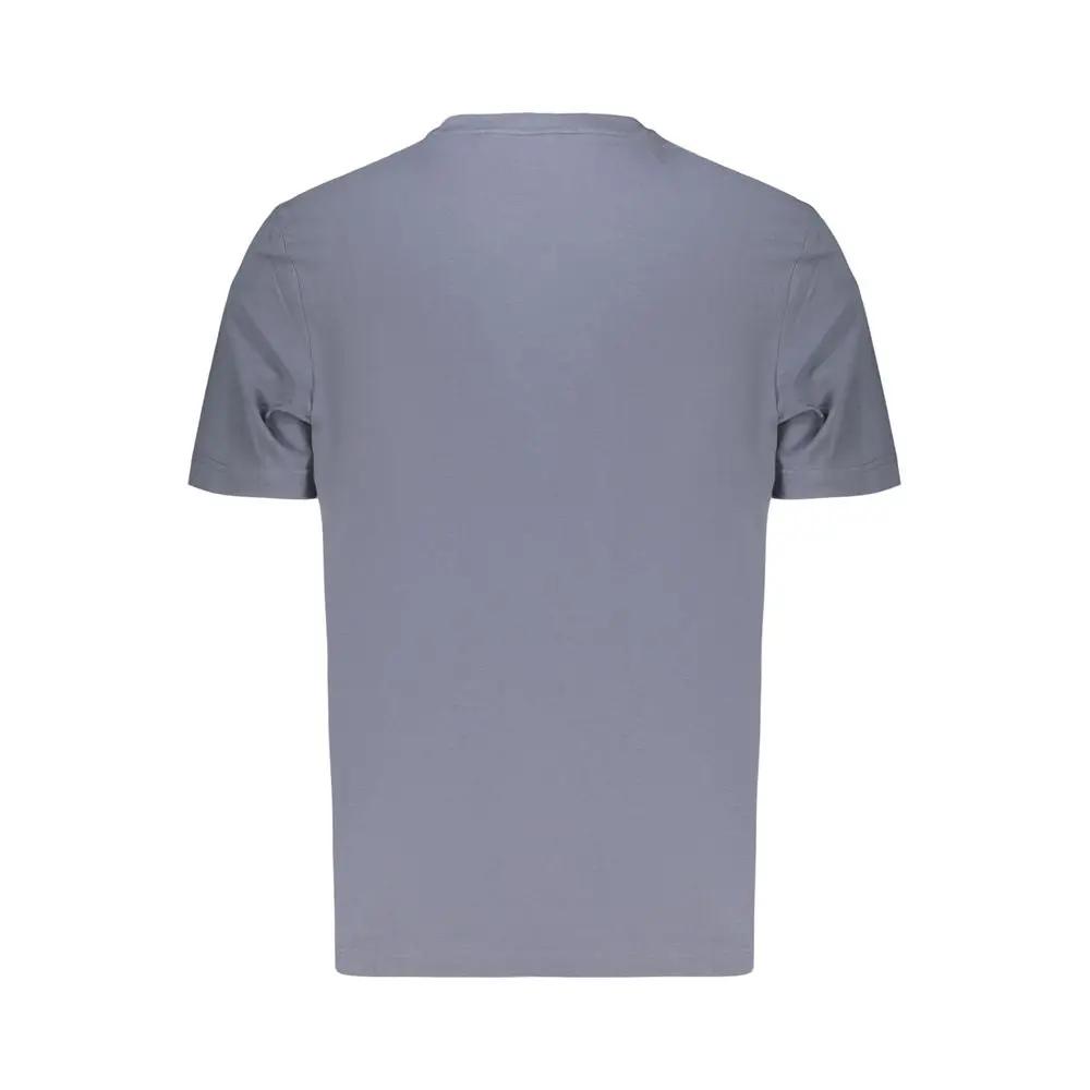 Hugo Boss Blu Cotton Uomo T-Shirt
