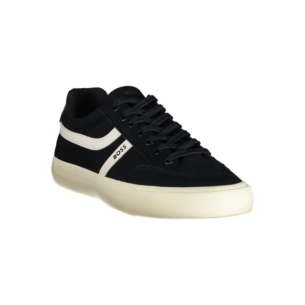 Hugo Boss Blue Polyurethane Men's Sneaker