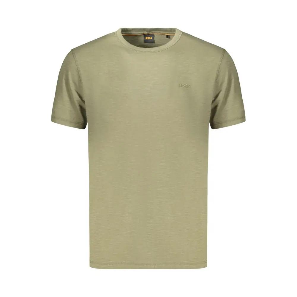Hugo Boss Green Cotton Men's T-Shirt