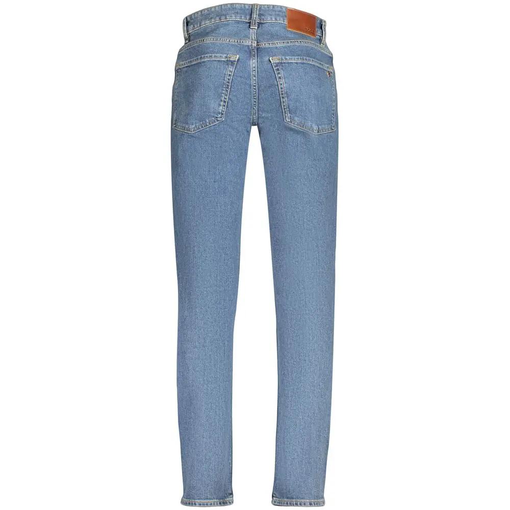 Hugo Boss Blue Cotton Men's Jeans