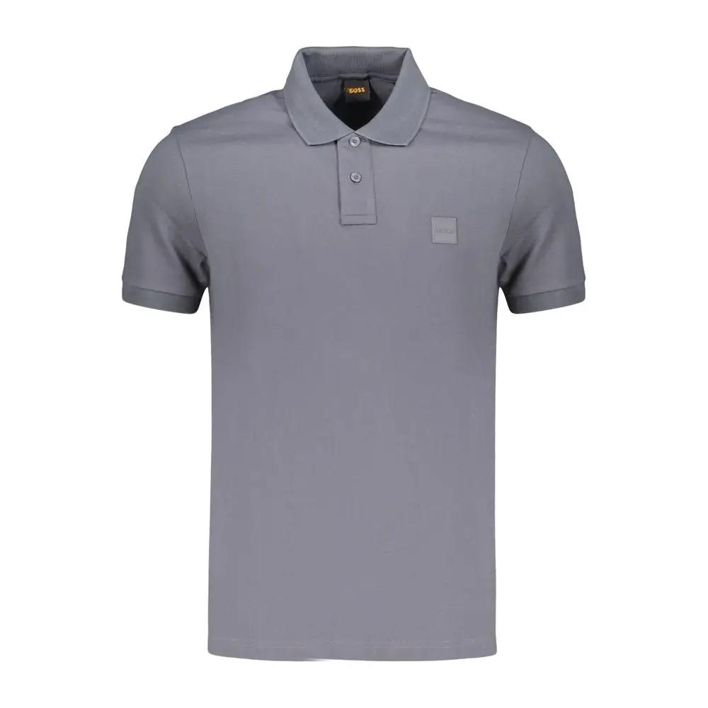 Hugo Boss Blue Cotton Men's Polo Shirt