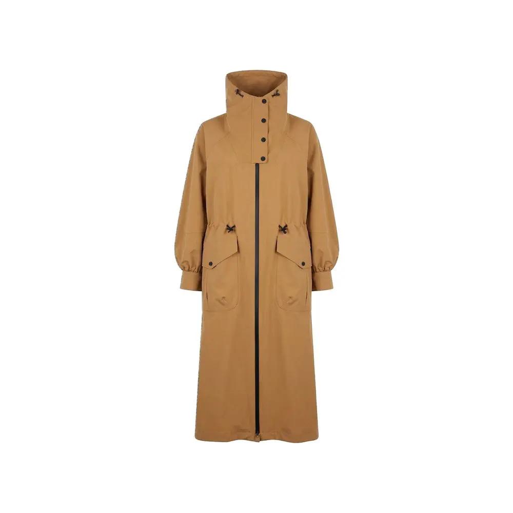 Herno Brown Polyester Coat