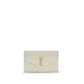 Saint Laurent Saint Laurent Beige Calf Leather Bos Taurus Wallet