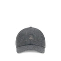 Brunello Cucinelli Gray Wool Oves Aries Cap (Baseball Hat)