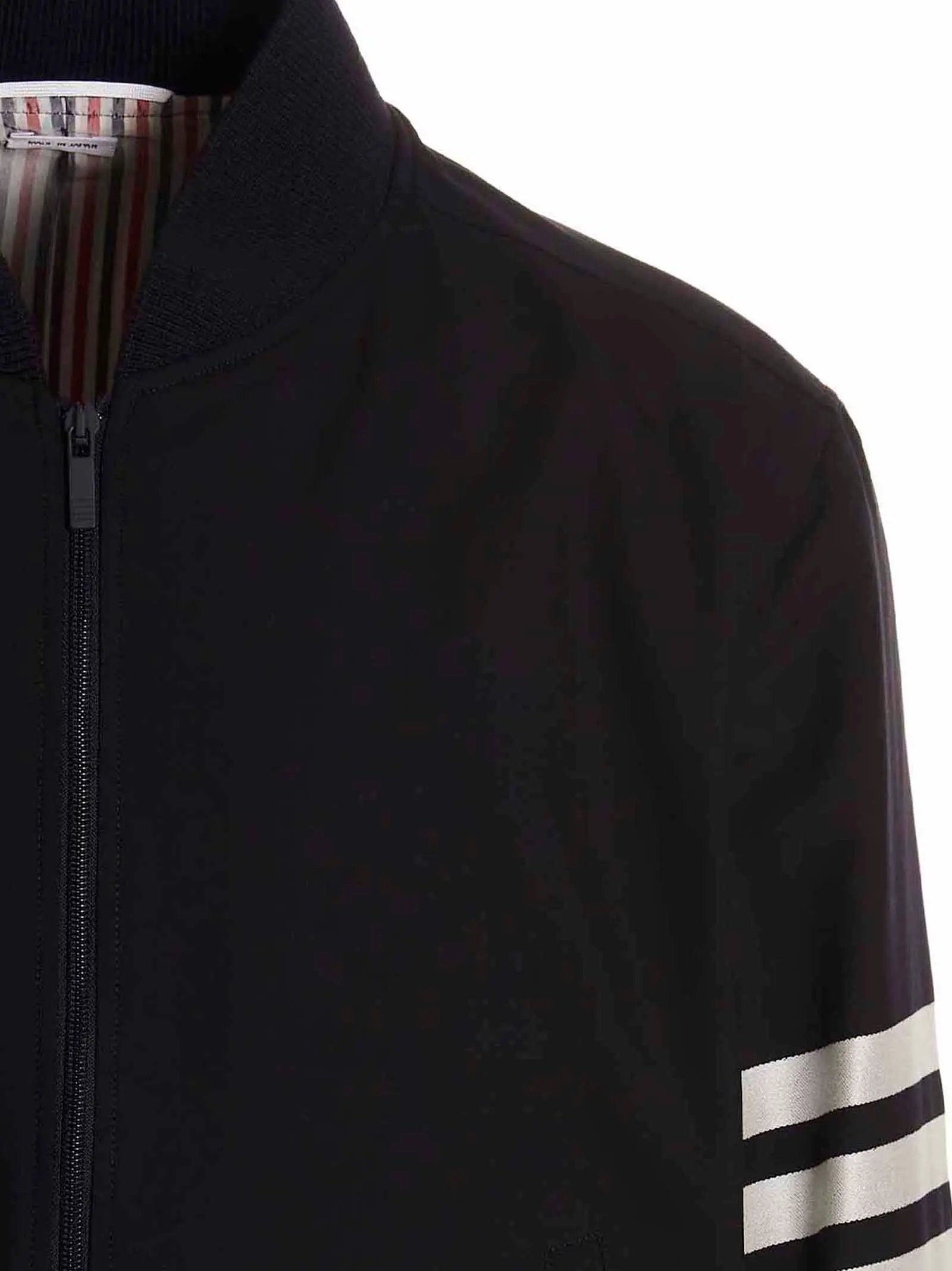 Thom Browne Blue Wool Bomber