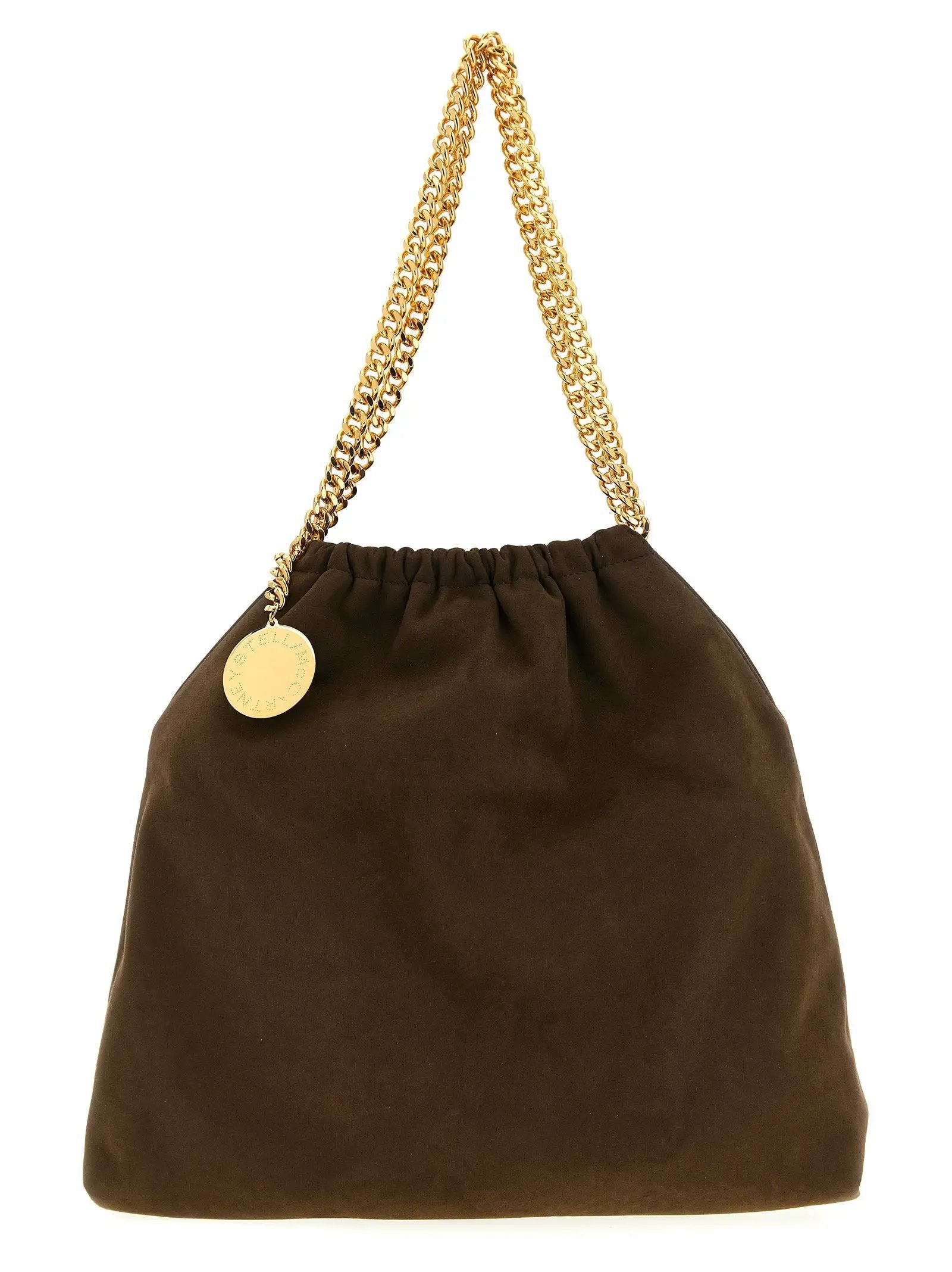 Stella McCartney Brown Polyester Shoulder Bag