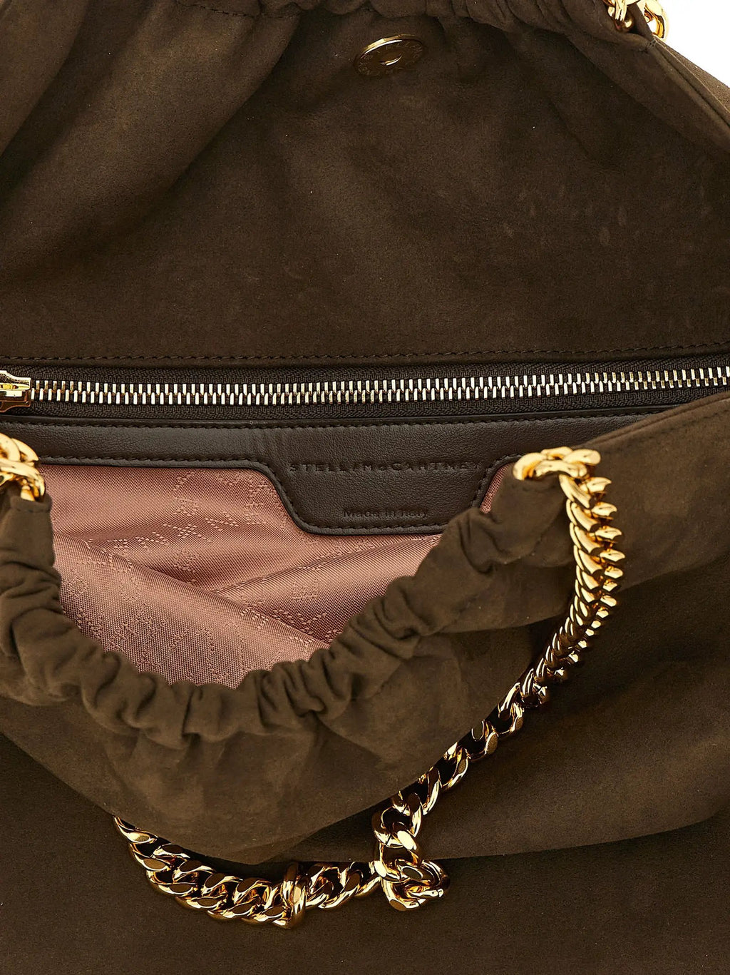 Stella McCartney Brown Polyester Shoulder Bag