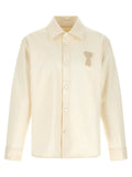 Ami Paris Beige Cotton Blouse